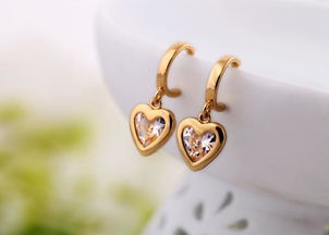 時尚臻品 歐美鑲鉆水晶吊墜耳釘，詮釋女性優(yōu)雅魅力